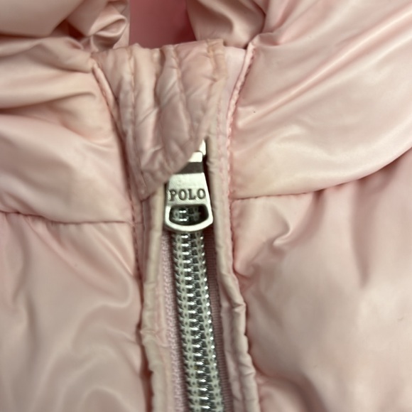 RALPH LAUREN Pink Puffer Snowsuit One Piece - Picture 7 of 7